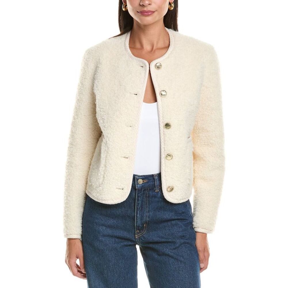 J.Mclaughlin Womens  Bramwell Jacket, White